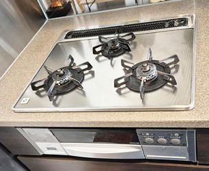 施工前：ガスコンロ