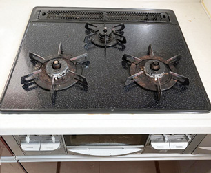 施工前：ガスコンロ