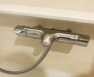 交換前　浴室水栓