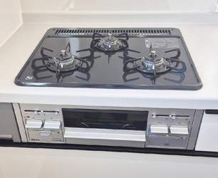 ビルトインガスコンロ 交換前