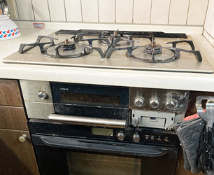 交換前　コンロ