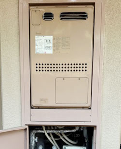 交換前 給湯器