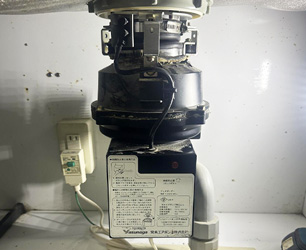 施工前：ディスポーザー