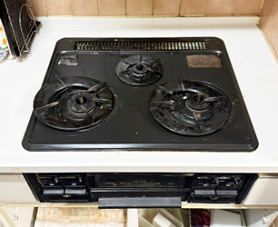 コンロ　交換前