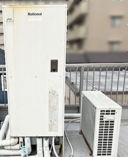 施工前:エコキュート