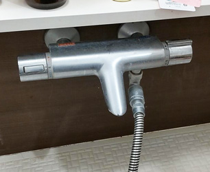 水栓施工前