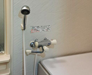 水栓施工前