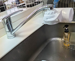 キッチン水栓施工前