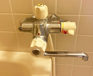 水栓施工前