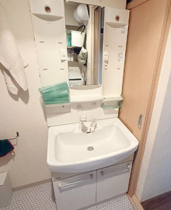 洗面台施工前