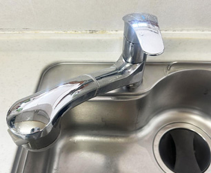 キッチン水栓 施工前