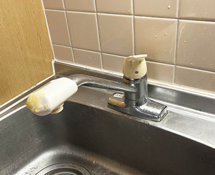 キッチン水栓 交換前