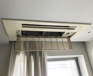 天カセ施工前