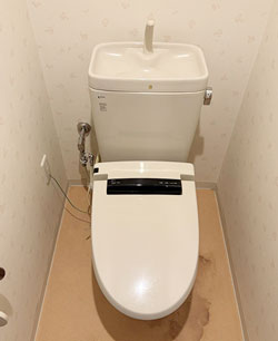 交換前トイレ