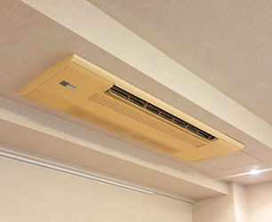 施工前:天井カセットエアコン