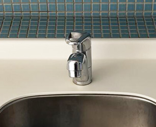 キッチン水栓施工前