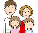 大人2人＋子供2人で370Lを選択したケース