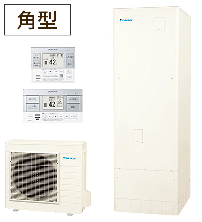 ダイキン(daikin)エコキュート「Aシリーズ」前モデル｜フルオートタイプ角型、容量370L/460L｜EQA37YFV、EQA46YFV