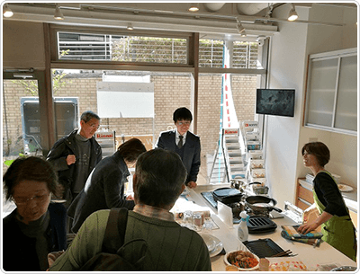 調理実演