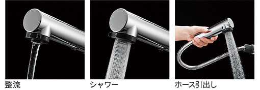 便利なホース引出しタイプ｜サンエイ(SANEI)洗面水栓｜K37531JV-13