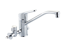 LIXIL(INAX)キッチン用水栓 『クロマーレシリーズ』｜SF-HB420SYXBV｜ワンホールの分岐水栓付き蛇口商品一覧