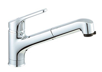 LIXIL(INAX)キッチン用水栓 『クロマーレシリーズ』｜SF-HB452SYX｜ワンホールの分岐水栓対応蛇口商品一覧