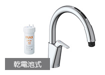 LIXIL(INAX)キッチン用タッチレス水栓|乾電池式 |JF-NAB464SYX(JW)|ワンホールの乾電池式商品一覧