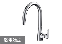 TOTOキッチン用タッチレス水栓|乾電池式 |TKG209A0J|ワンホールの乾電池式商品一覧