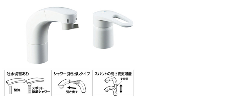 LIXILのコンビネーション水栓ならコレ！｜LIXIL(INAX) 洗面水栓 コンビネーション SF-800SYU