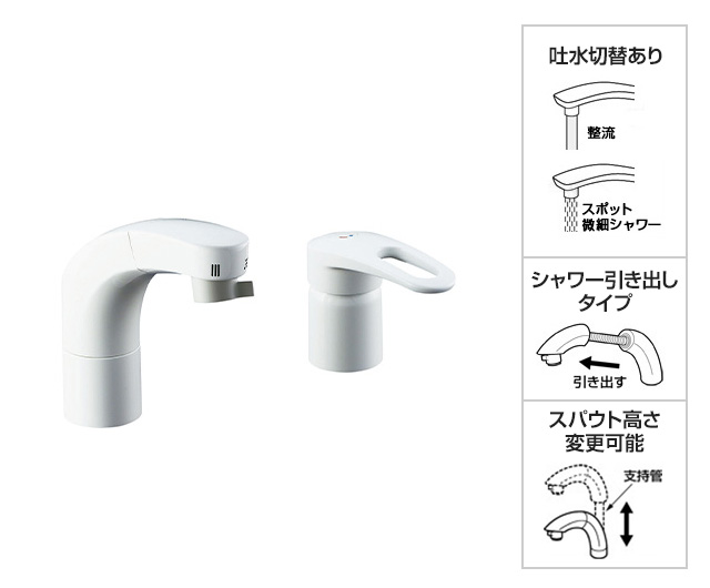 LIXILのコンビネーション水栓ならコレ！｜LIXIL(INAX) 洗面水栓 コンビネーション SF-800SYU