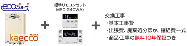 リンナイ給湯暖房熱源機/PS扉内設置