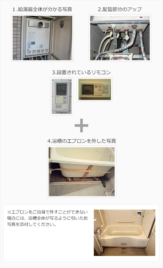 お写真をご準備いただき、お見積フォームよりお送りください