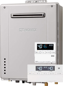 Noritz マンションガス給湯器の交換費用｜GT-C2462SAWX-2_BL ＋ RC-J101E｜工事費込みセットが安い｜ノーリツ フロ給湯器 [エコジョーズ] [屋外壁掛型] [24号] [オート] [GT-C62/ユコアGTシリーズ] [BL認定品] [W469×H600×D240mm] [プレシャスシルバー] 