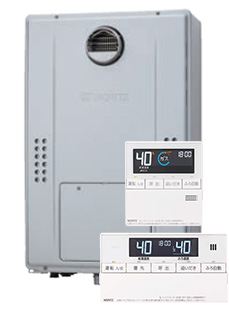 Noritz 給湯暖房熱源機の交換費用｜ GTH-C2470AW3H BL ＋ RC-J112E｜工事費込みセットが安い｜【2025年11月発売】ノーリツ ガス給湯暖房熱源機 [エコジョーズ][屋外壁掛・PS標準設置型][24号][フルオート][GTH-C70 ユコアGTHシリーズ][暖房能力11.6kW][熱動弁内蔵 2温度3系統][BL認定品][W480×H740×D240mm][プレシャスシルバー]