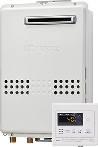 Noritz 戸建てガス給湯器の交換費用｜GQ-1679WS ＋ RC-7907M｜工事費込みセットが安い｜【2026年9月発売】ノーリツ 給湯専用給湯器 [スタンダード] [屋外壁掛/PS標準設置型] [16号] [ユコアGQ-WSシリーズ] [W350×H520×D170mm] [GQホワイト] [旧品番：GQ-1639WS-1]