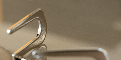 クリアガラス天板表面