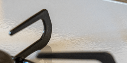 ハイパーガラスコート天板表面