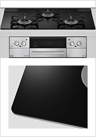 ガラストップカラー／ナイトブラック｜リッセ