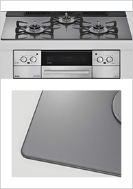 ガラストップカラー／サテンシルバー｜リッセ