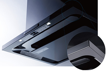 スタイリッシュ＆お手入れしやすいデザイン