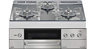 RHS31W38M13RCSTW・RHS31W38M13RNSTW / リンナイ ビルトインガスコンロ『デリシア3V乾電池式』[天板幅：60cm][天板：プラチナミラー/ガラストップ][ごとく：ステンレス][レンジフード連動][オーブン接続可][プレート2種付属][選べるザ・ココット]/旧品番：RHS31W31E13RCASTW