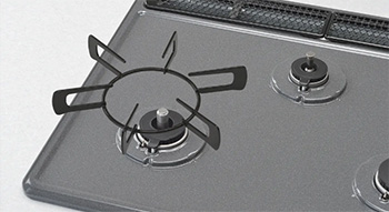 スキマをなくしてお手入れ簡単「ワンピーストップ」構造｜リンナイ｜メタルトップ