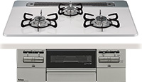 パロマのブリリオシリーズ特徴と価格｜PD-743WS-60CVなど｜ベーシックグレードのビルトインガスコンロ交換