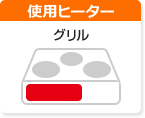 使用ヒーター:グリル