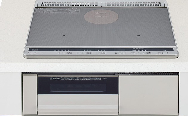 ラジエントヒーター搭載のLシリーズのシルバー天板モデル！ パナソニック LシリーズL32タイプ KZ-L32AST