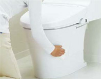 フチレス便器画像