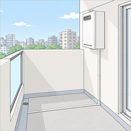 ドレン排水ガイドを敷設