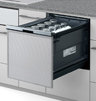 パナソニックビルトイン食洗機 B1シリーズ│スライドオープン・ミドルタイプ│NP-45BS1S