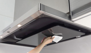 整流板はお手入れしやすいホーロー素材｜パロマ｜レンジフード