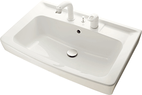 陶器製大型洗面器｜LIXIL（INAX） オフト　間口600mm　商品特性